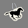 Paper Air Freshener - Galloping Horse Silhouette Tag W/ Tab